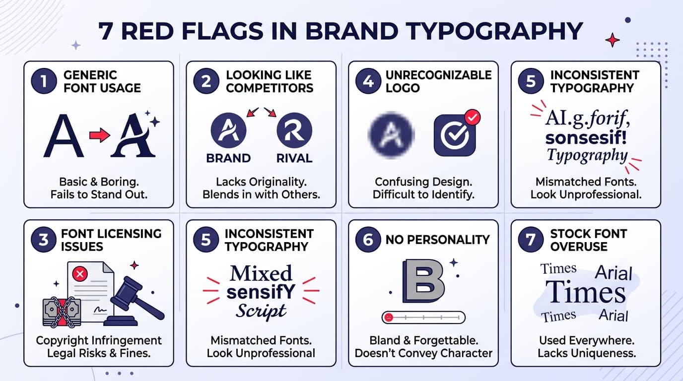 2. Your Logo Font Is Carrying the Entire Identity