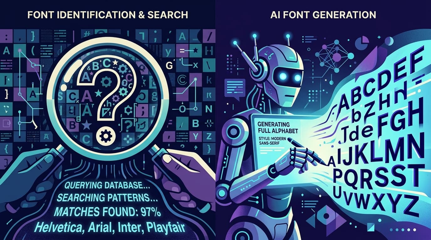 Font Identification vs. Font Generation: Why AI Just Changed Everything