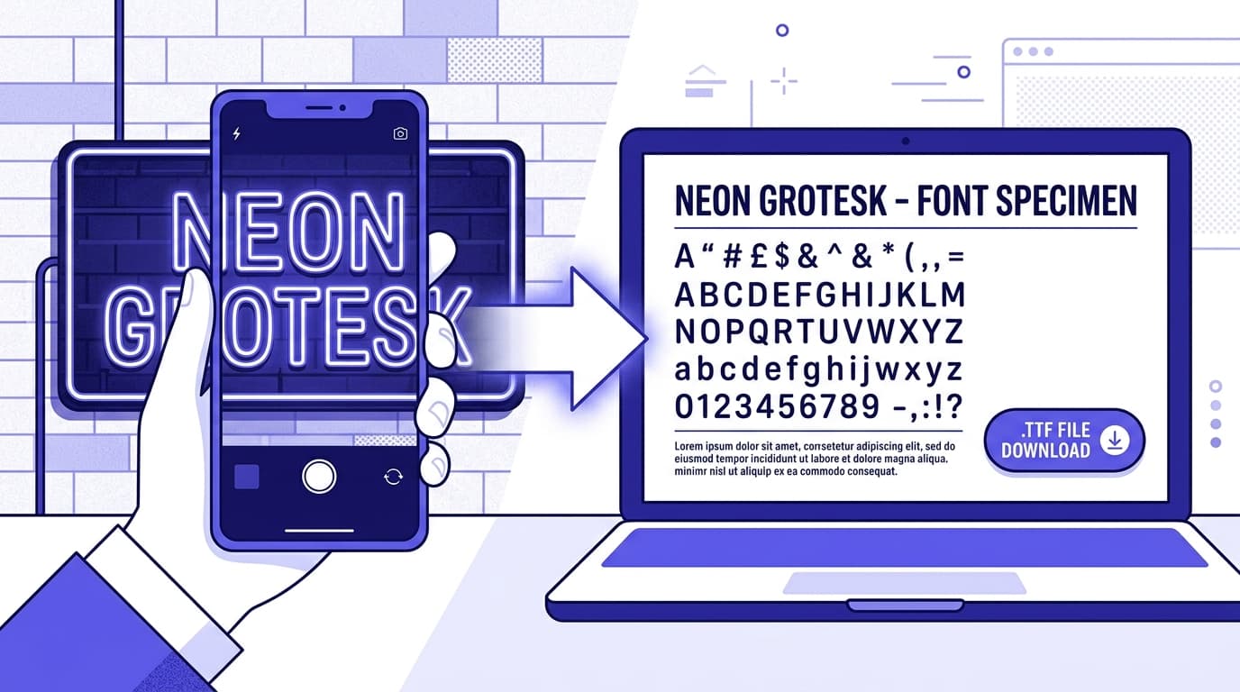 How to Turn Any Image Into a Custom Font (Step-by-Step)