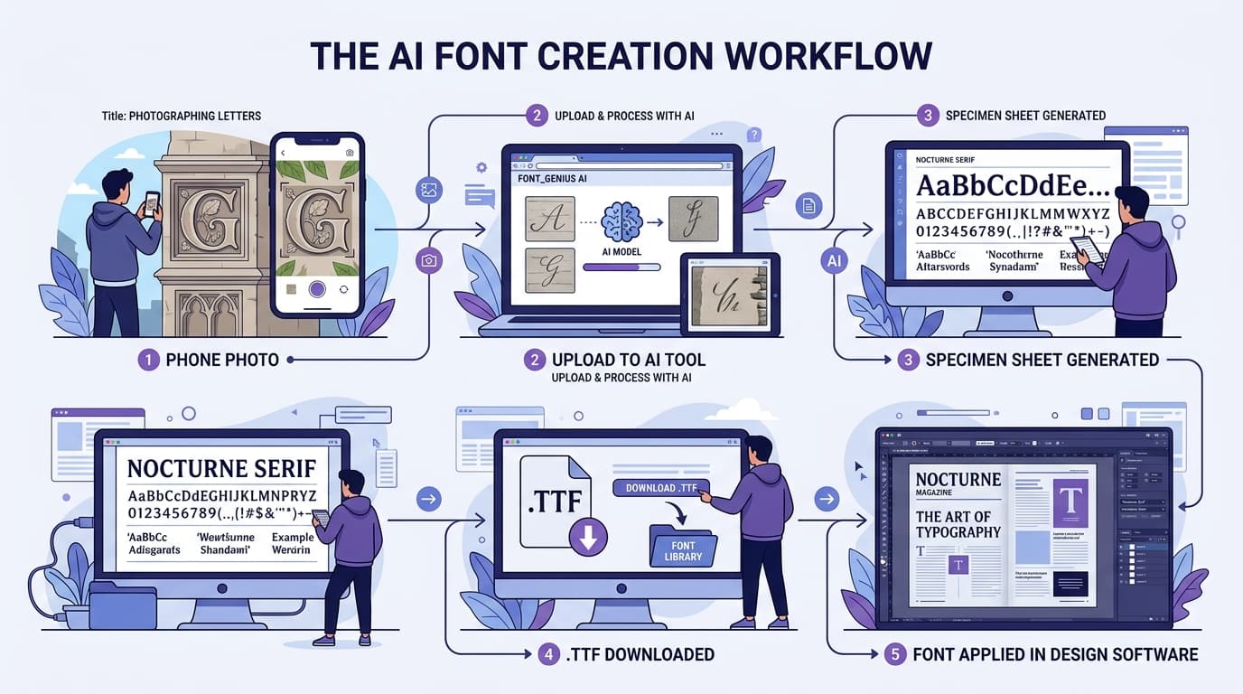 The Font Extraction Process, Step by Step