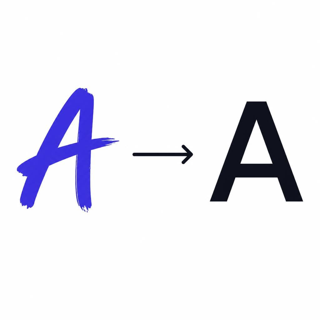 How to Digitize Hand Lettering Into a Real Font File