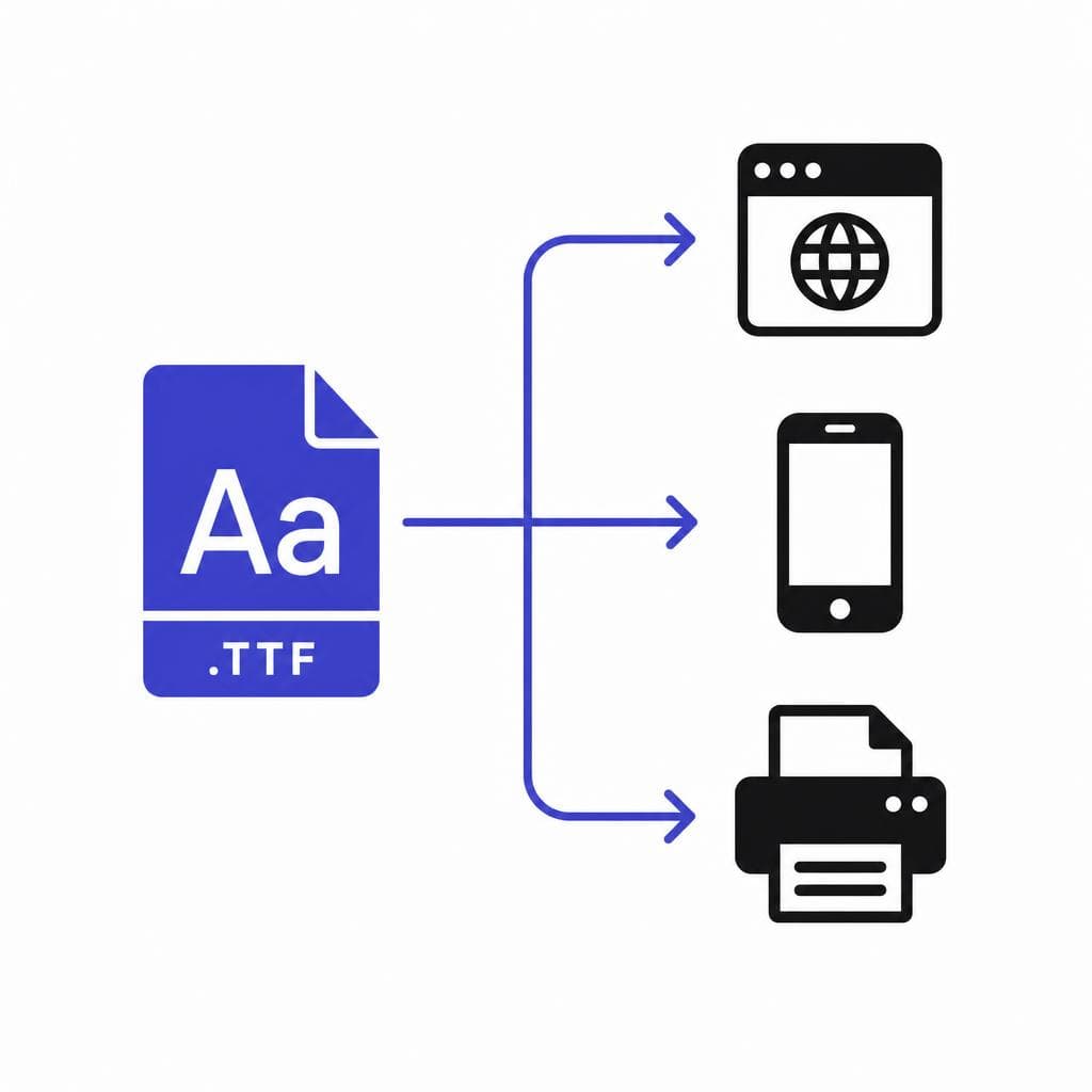 Build a Single Font File System