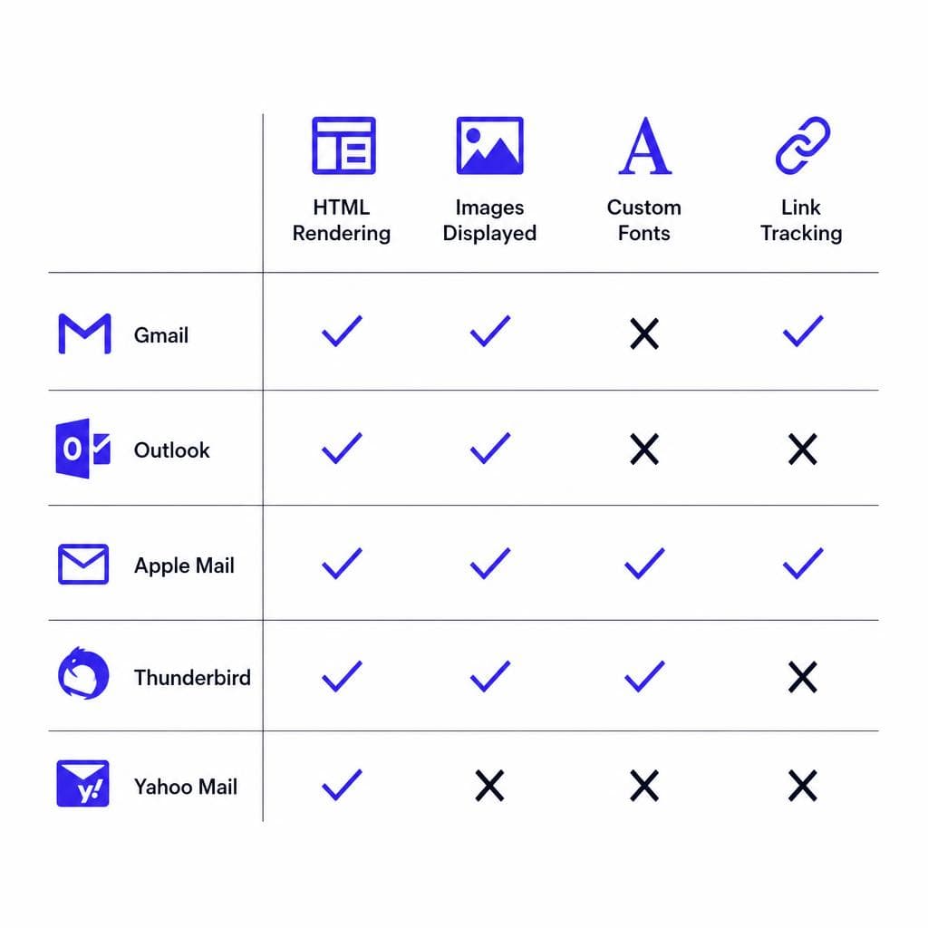 Which Email Clients Support Web Fonts?