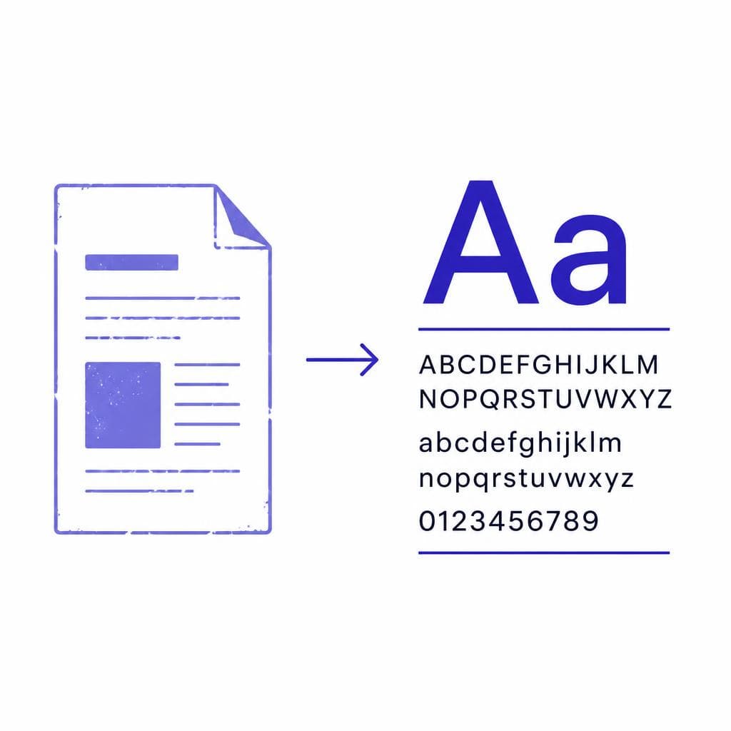 How to Recover a Font From an Old Logo File